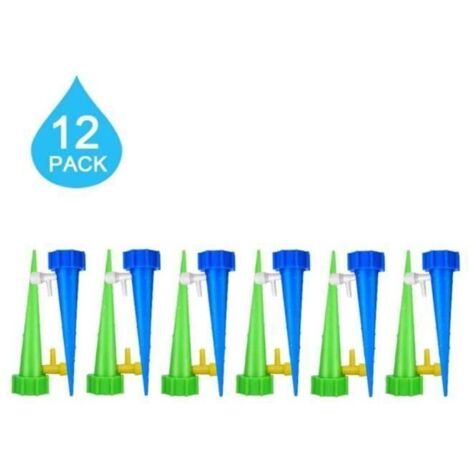 Système d'arrosage automatique par goutte-à-goutte pour plantes, 12 pièces, intérieur/extérieur E34558