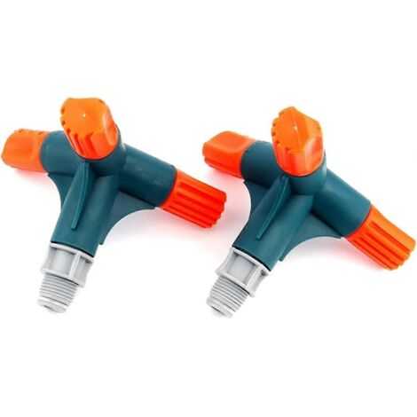Système d'arrosage automatique pour pelouse, 10 pièces, filetage extérieur 1,27 pouce, arroseur rotatif automatique à 360°, pour jardin, 3 couleurs