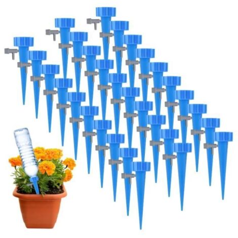 Système d'arrosage automatique pour plantes - 30 pièces - Débit réglable - Intérieur et extérieur