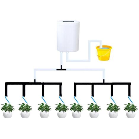Système d'arrosage automatique pour plantes d'intérieur - Kit d'irrigation goutte à goutte automatique
