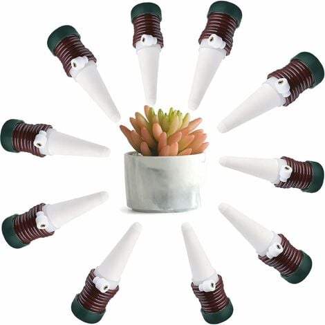 SystèMe D'Arrosage de Jardin Abreuvoir Automatique de Plantes de Vacances Abreuvoir de Plantes D'IntéRieur SystèMe D'Arrosage pour Plantes 11*3cm Fontainebleau 10Pcs