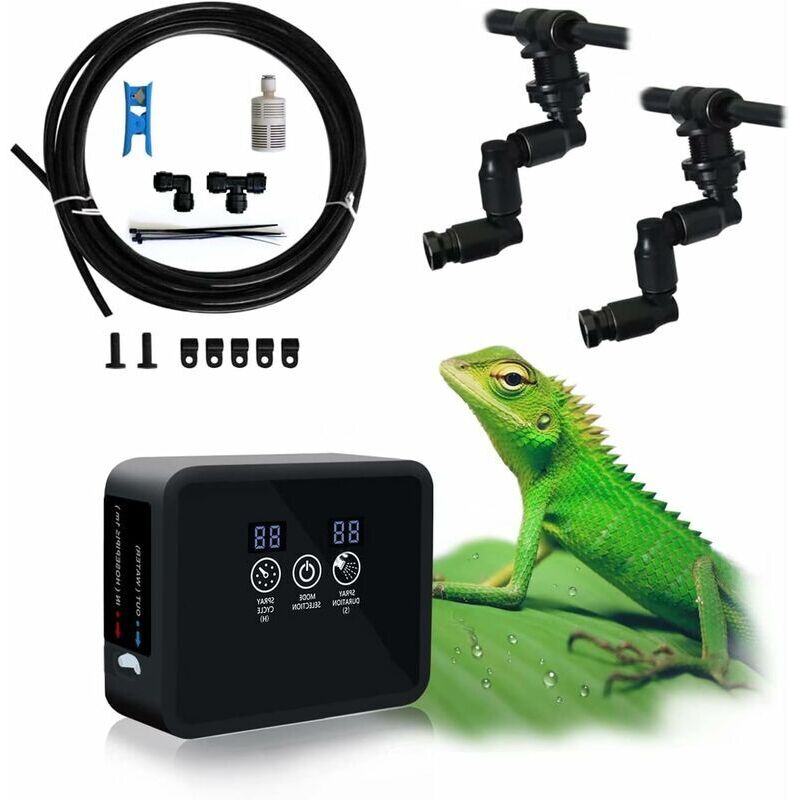 RHG Système de brumisation Intelligent pour Reptiles, système de brumisation Automatique pour Terrarium, système de brumisation de la forêt