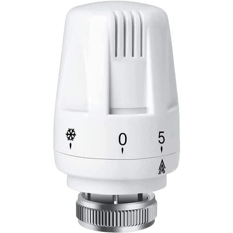 2pcs Thermostat Radiateur Remplacement M30 X 1.5 Thermostatic Soupape Tête