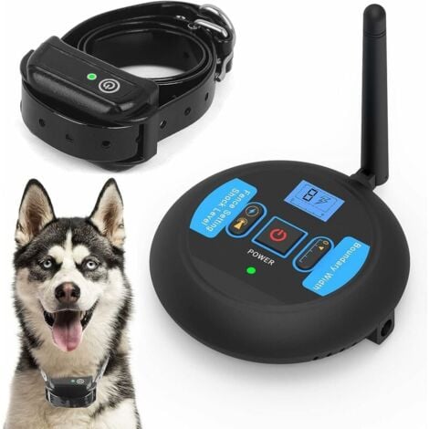 Système de Clôture Électronique sans Fil pour Chien, Système de Barrière Invisible de Clôture de Confinement de Frontière de L'animal Famil