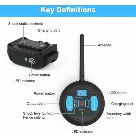 Système de clôture électronique, système de clôture pour animaux de compagnie