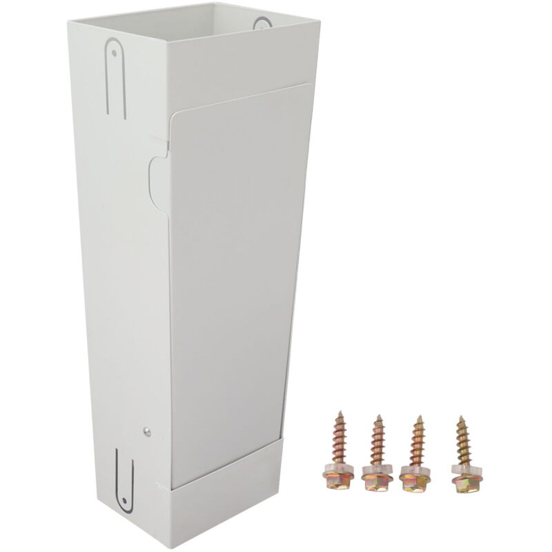 Système de collecte des eaux de pluie 3x4 pouces Connecteur de dérivation d'eau de descente de gouttière Kit de baril de pluie Gouttière standard