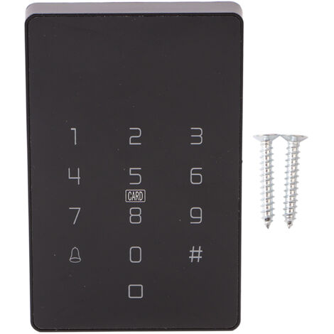 Système de contrôle d'accès aux portes, carte RFID, clavier à mot de passe pour portes en verre et fer