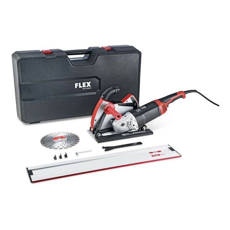 Kit meuleuse d'angle 2600W l 26-6 230 tk-s + carter d'aspiration dcg ag 230 + règle de guidage 800 mm Flex