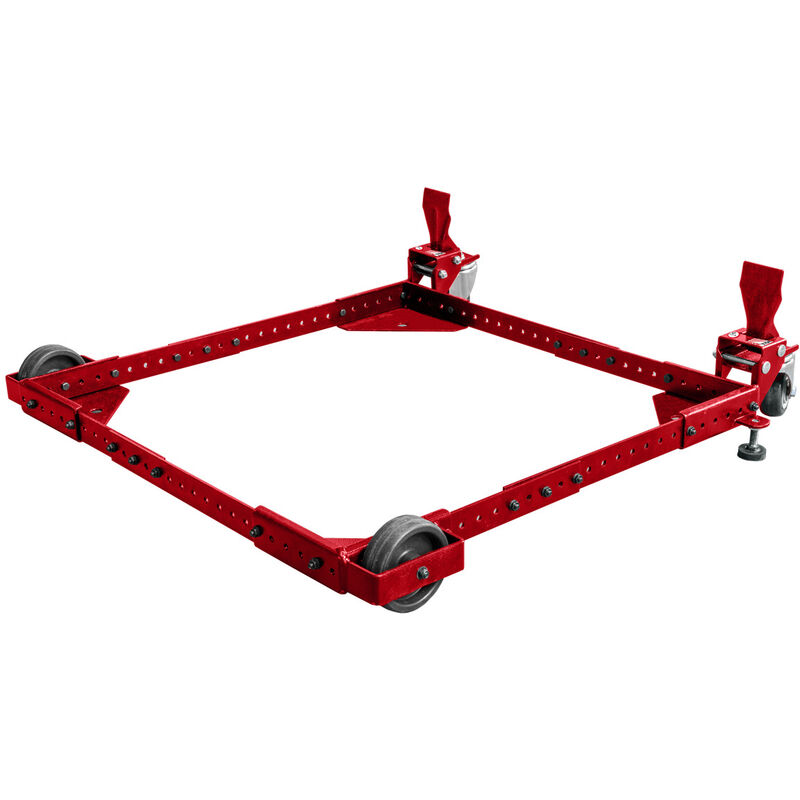 Holzmann Holzmann Rouleau de transport pour machines - réglable - 410kg - 2 roulettes pivotantes avec frein