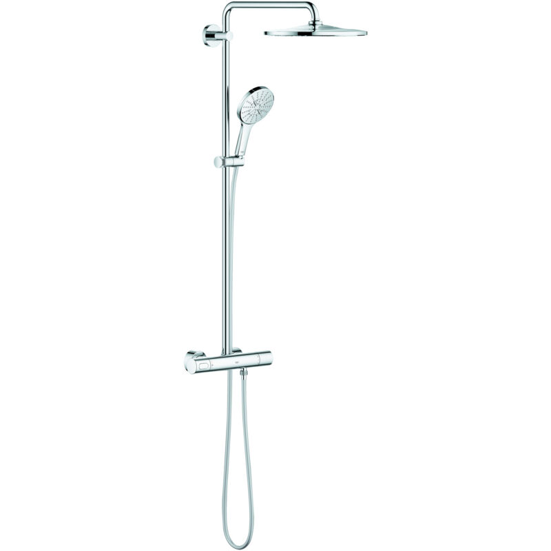 Rainshower SmartActive - Colonne de douche 310 avec mitigeur thermostatique, 3 jets, chrome 26647000 - Grohe
