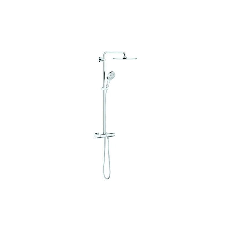 Rainshower SmartActive Système de douche 310 27966001 avec thermostat en saillie, montage mural, chromé - Grohe