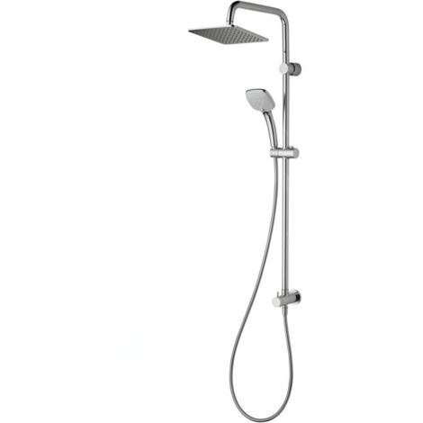 Système de douche IDS IDEALRAIN CUBE pour robinetterie encastrée, chromé