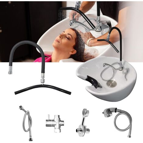 SystèMe De Douche ThéRapeutique Pour Spa, Pour Le Lavage Des Cheveux Interface Ronde Massage De La TêTe ThéRapie Spa Cascade Douche Shampoingaccessoire Pour Salon De Beauté Et Maison