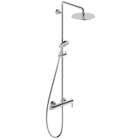 Système de douche unique effervescent Hauteur 1200 sortie 340mm.noir M