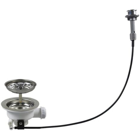 système de drainage pour évier XK256C019, type bol de cuisine, filtre avec contrôleur de câble, Kit de déchets d'évier
