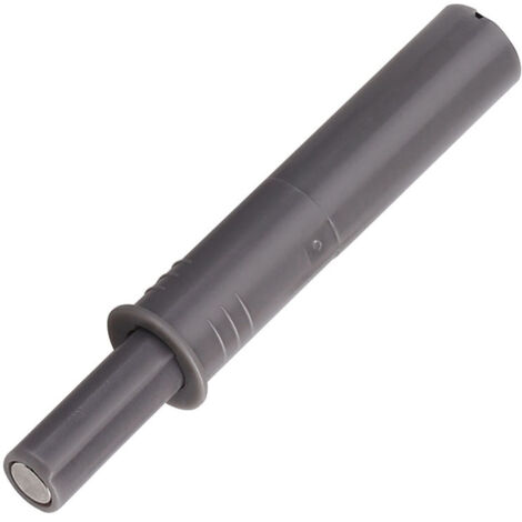 Système de Fermeture Cache-Poussée pour Portes et Tiroirs - Amortisseur Silent-Close Gray POM 2-Pack (7.7cm)