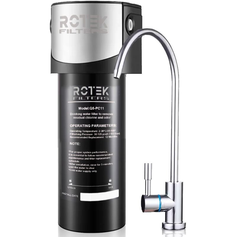 Rosmmel - Système de filtration d'eau sous l'évier rotek