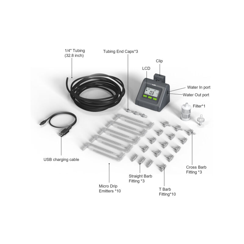 Système de goute à goute RAINPOINT IK10P-DLS