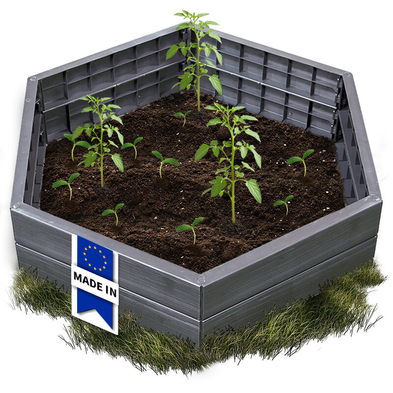 Carré potager ergo xl Wood - set de 6 parois - Garantia