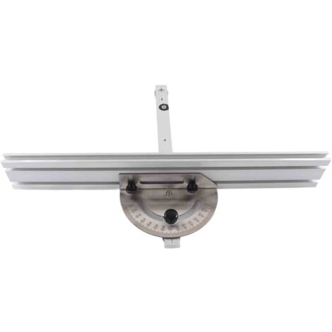 Système de jauge d'onglet de scie à Table, mécanisme de verrouillage de haute précision de biseautage, alliage d'aluminium précis et clôture
