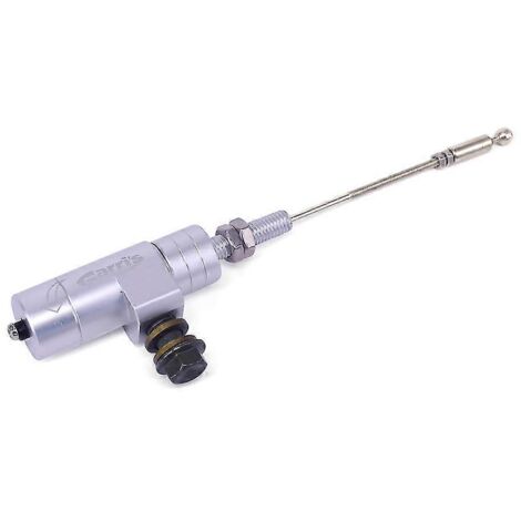 Système de maître-cylindre d'embrayage hydraulique universel M10 pour moto avec flexible de frein de 1200 mm et tuyau d'huile pour pit bike/dirt bike - argent