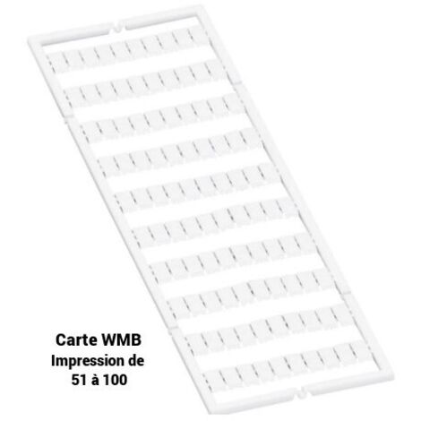 Système de marquage multiple WMB WAGO 793-5507 5 pc(s) X35343