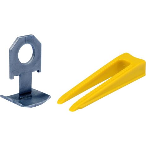 Système de nivellement de carrelage 1,5 mm, 300 + 100 pièces