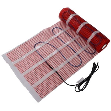 Système de Plancher Chauffant électrique, Contrôleur de Température Sûr Tapis Chauffant électrique 110 V pour la Maison (3㎡ 450W)
