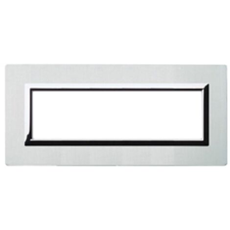 Système de plaques Ave Vera 44 en aluminium 7 modules en aluminium brossé naturel 44PA7ALS