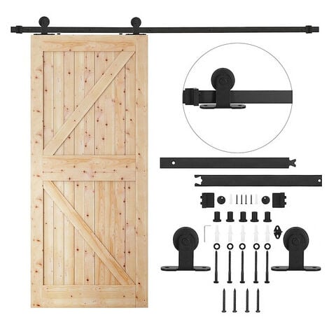 Uonlytech 3 Pièces Butoir De Porte De Grange Rail De Porte Coulissante  Arrêt De Porte De Grange Coulissante Butées De Porte Barre De Sécurité  Orbite