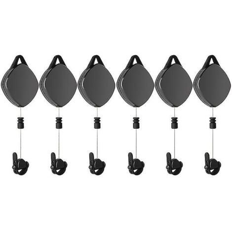 Système de poulies de gestion de câbles VR silencieux (3/6 pièces) compatible avec HTC Vive, Rift S, PS et Windows 6.