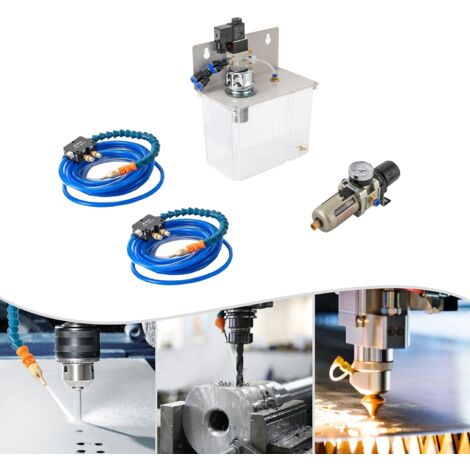 Système de pulvérisation de liquide de refroidissement par brouillard Machine de pulvérisation de liquide de refroidissement et de lubrifiant pour le travail des métaux avec réservoir de 3L