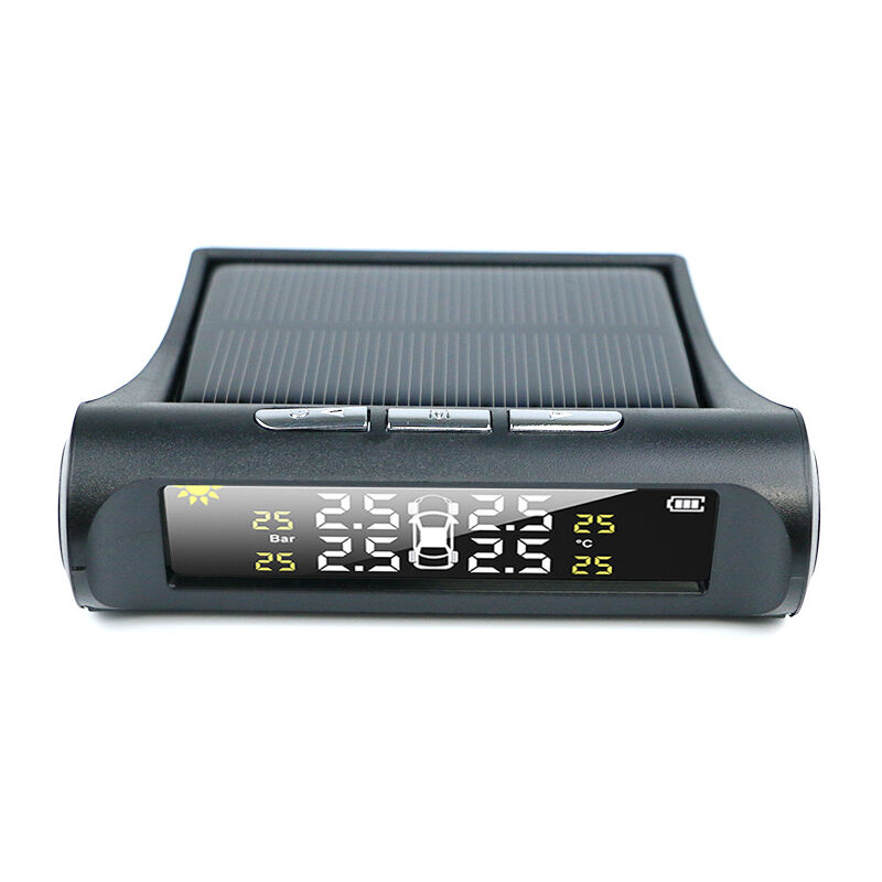 Système de surveillance de la pression des pneus Tpms pour voiture, tmps affichage LCD alarme de sécurité automatique Usb capteur interne/externe de