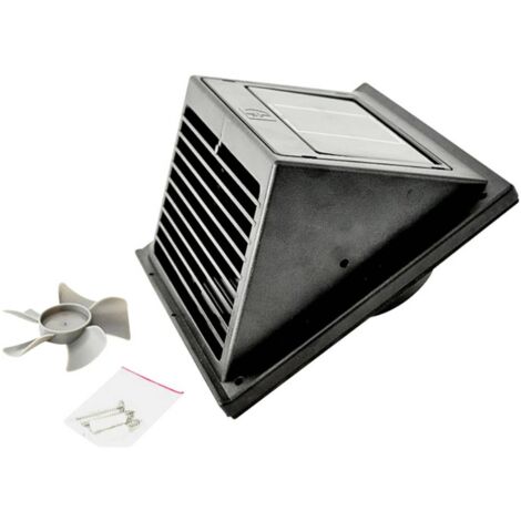 Système de ventilation solaire Phaesun Fresh Breeze 380123 noir