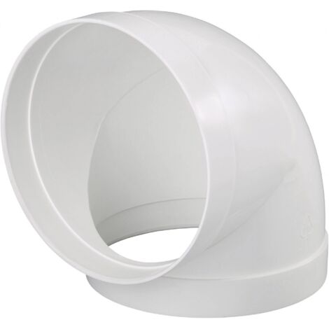 Système de ventilation pour conduites rondes 150 – 20210165 – Raccord de tuyau coudé à 90° – Installation pour changement de direction – Wallair - S22218