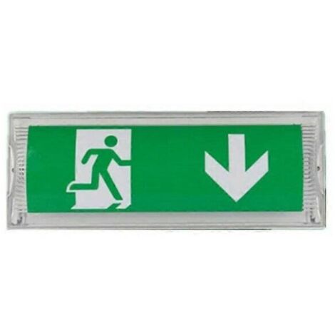 Système d'éclairage de secours autonome, autonomie de 3 heures, indice de protection IP65, 200 lumens, température de couleur 6500K, 27 puces LED.