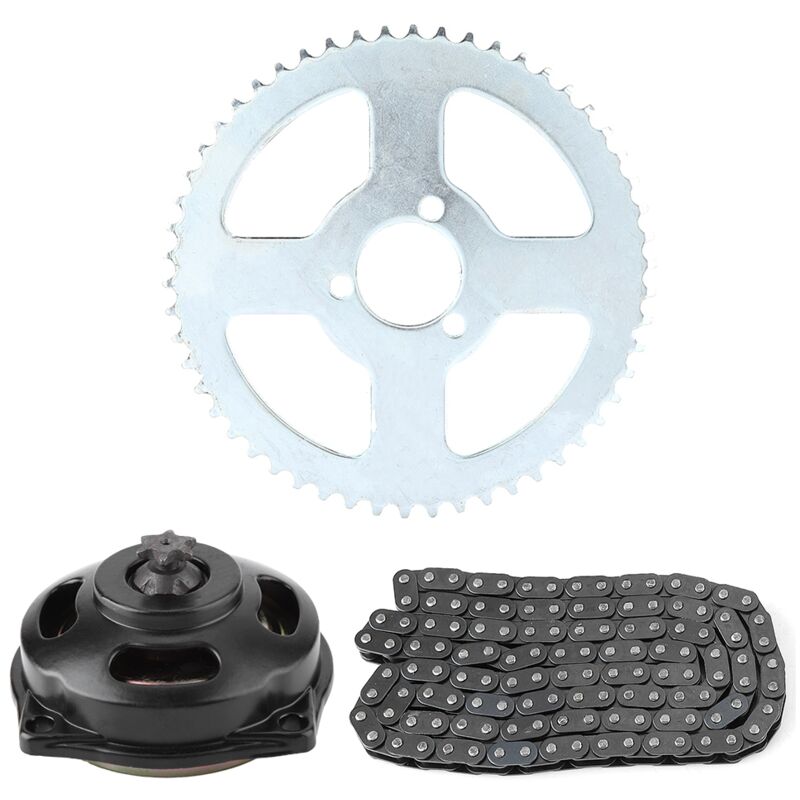 Rapanda - Système d'entraînement T8F Chaîne et boîte de vitesses 6T et kit de pignon arrière pour mini moto 47cc 49cc