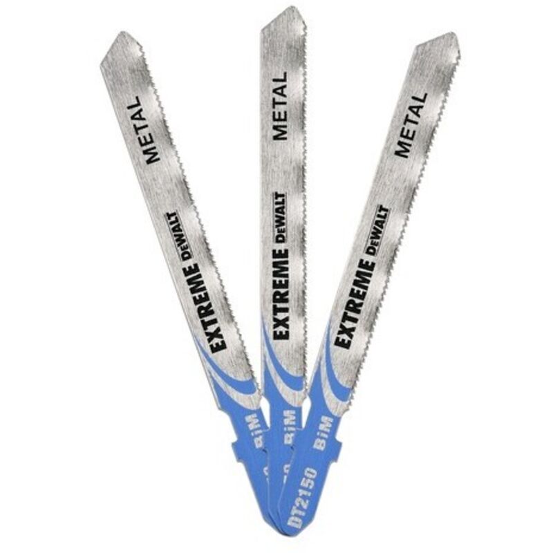 Lame cobalt 86 mm métal DEWALT faible épaisseur 3 pièces DT2150 - vue 2