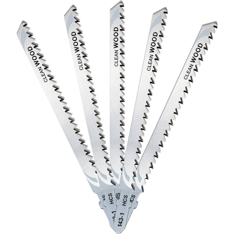 DeWalt DT2052-QZ Lame de scie sauteuse universelle HSC 116mm 3mm 5pcs Bois