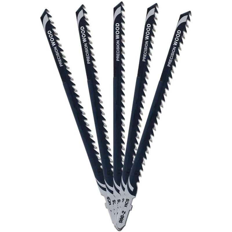 DT2076-QZ Lame de scie sauteuse hcs 152 mm 5 pcs Bois - Dewalt