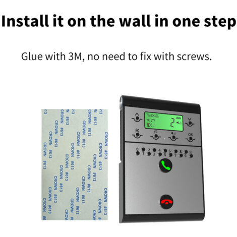 Système d'intercom sans fil professionnel - Appareil de communication vocale numérique intelligente pour bureaux et maisons avec réseau de 999 unités, antenne rotative, 2000mAh batterie, 38 sonneries