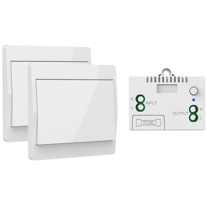 Système d'interrupteur sans fil, sans pile, interrupteur mural sans fil, récepteur sans fil, interrupteur lumineux
