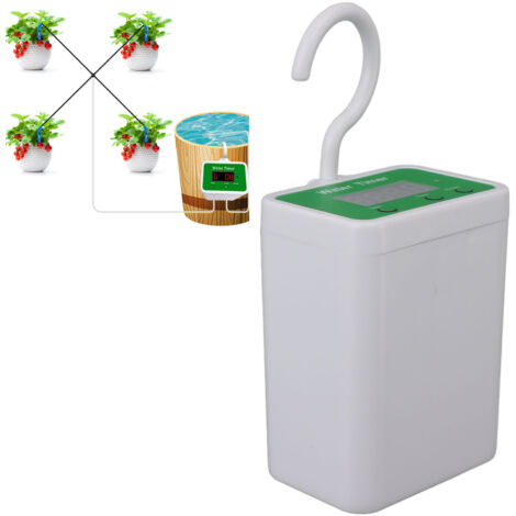 Système d'irrigation automatique pour plantes kit rechargeable USB avec 12 pots, joints té et tubes ABS durable