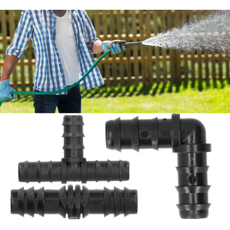 Système d'irrigation goutte à goutte - 18 pièces raccords pour tuyau 1/2 - Accessoires jardin ABS