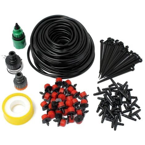 Système d'irrigation goutte à goutte avec buse réglable, arroseur automatique, goutteur, système d'arrosage automatique pour jardin.