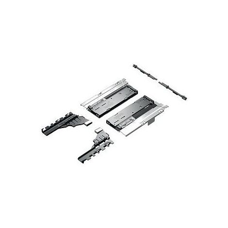 Système d'ouverture Push to open pour coulisses Quadro V6 Silent System Atira 30kg - HETTICH