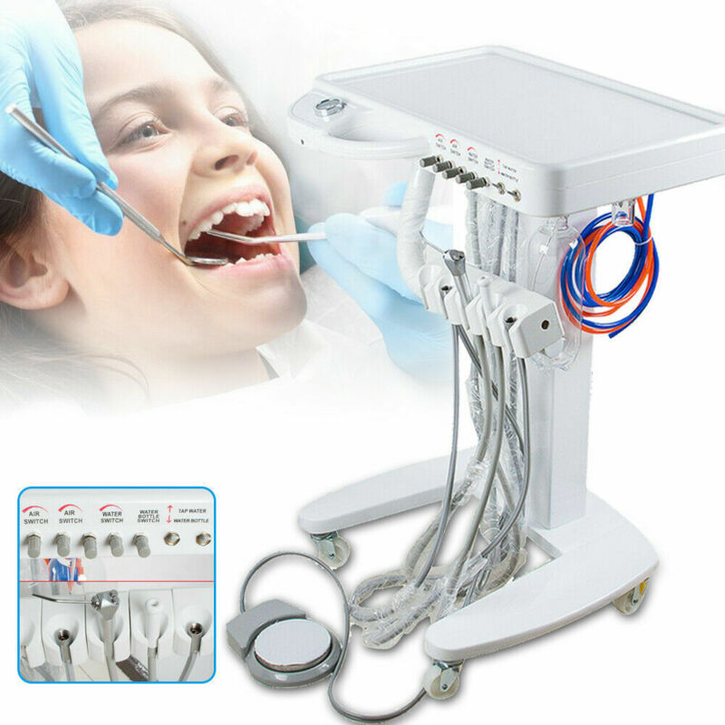Système d'unité dentaire portable Unité dentaire mobile Livraison 4 trous