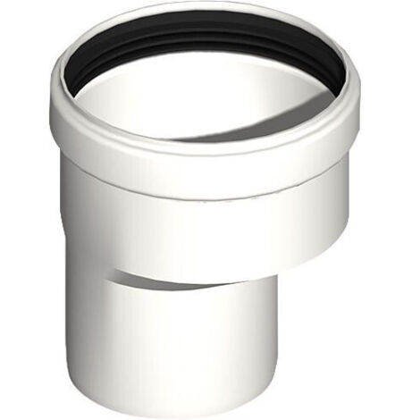 Systeme gaz d'echappement plastique Rallonge D 60 - DN 80 excentrique