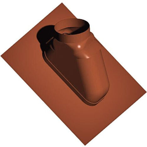 Systeme gaz d'echappement plastique Solin 25-50°, noir flexible, DN60/100