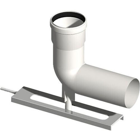 Systeme gaz echappement plastique Insert puit avec support DN 80